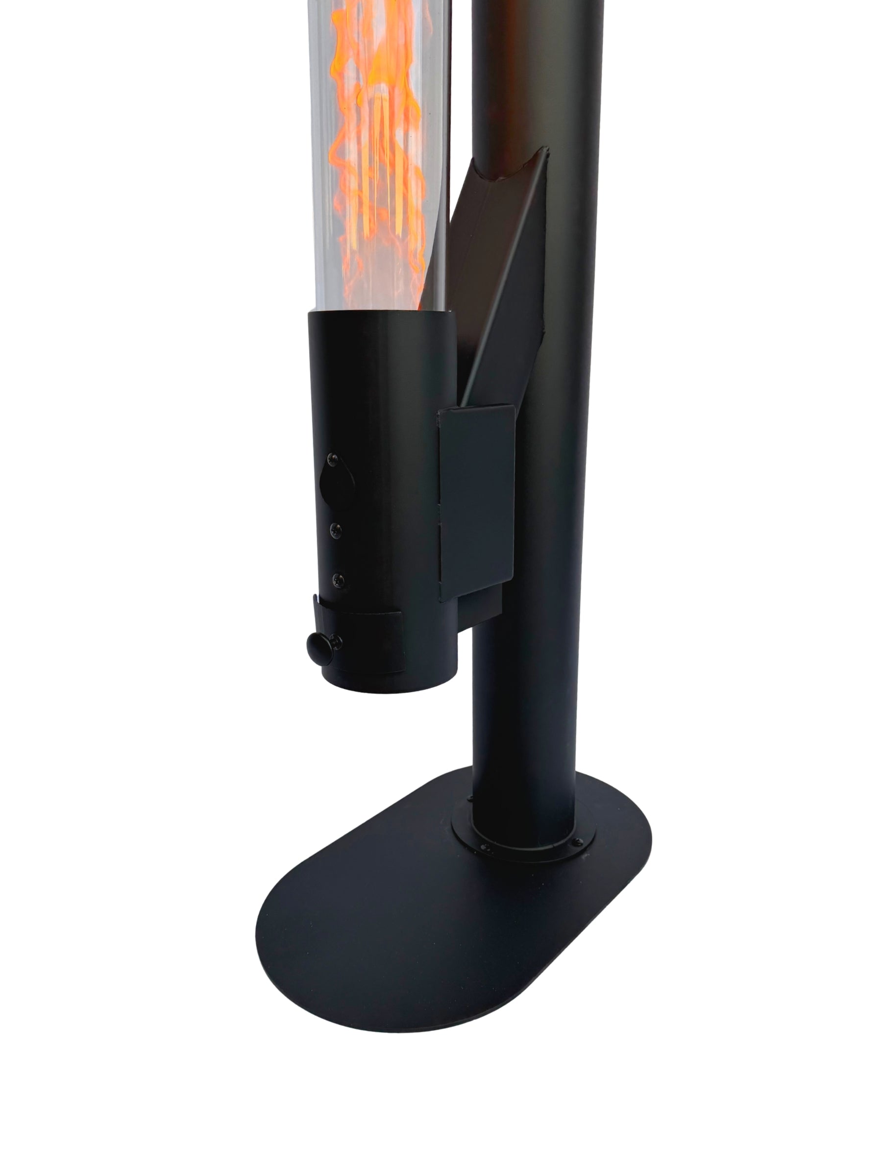 terrassevarmer med bord – Flamesa Lumina i brug
