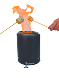 røgfri bålkurv med stemningsfuldt flammebillede – Flamesa Vulcan