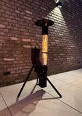lille pilleovn – Flamesa Magnus Compact på terrasse