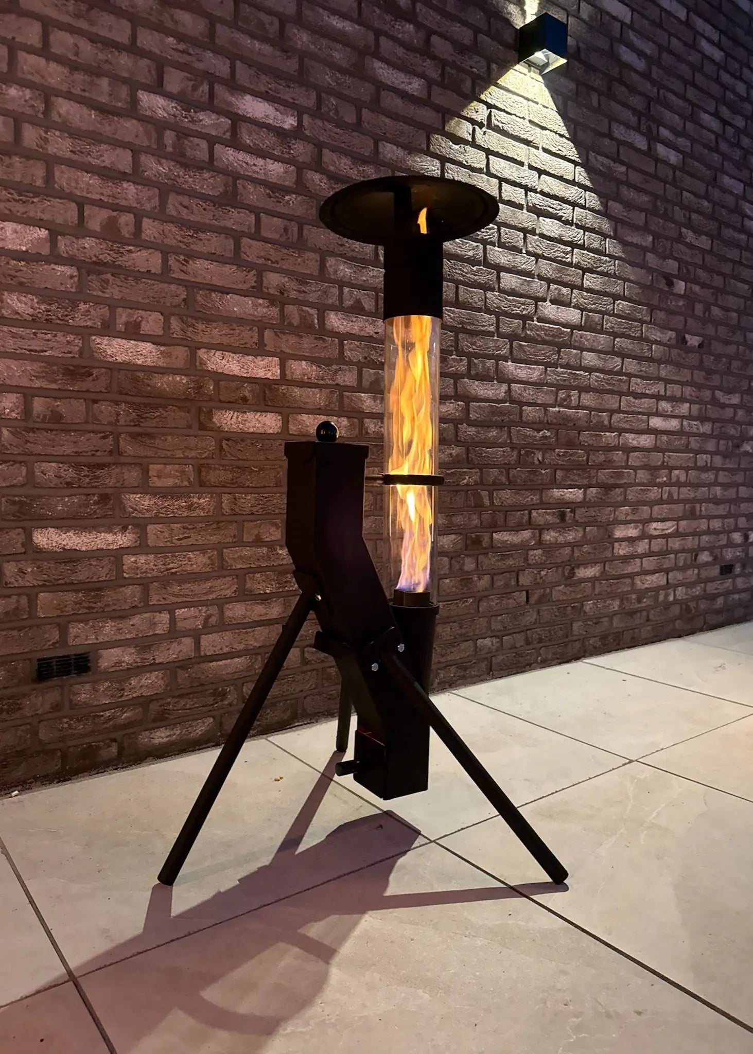 lille pilleovn – Flamesa Magnus Compact på terrasse